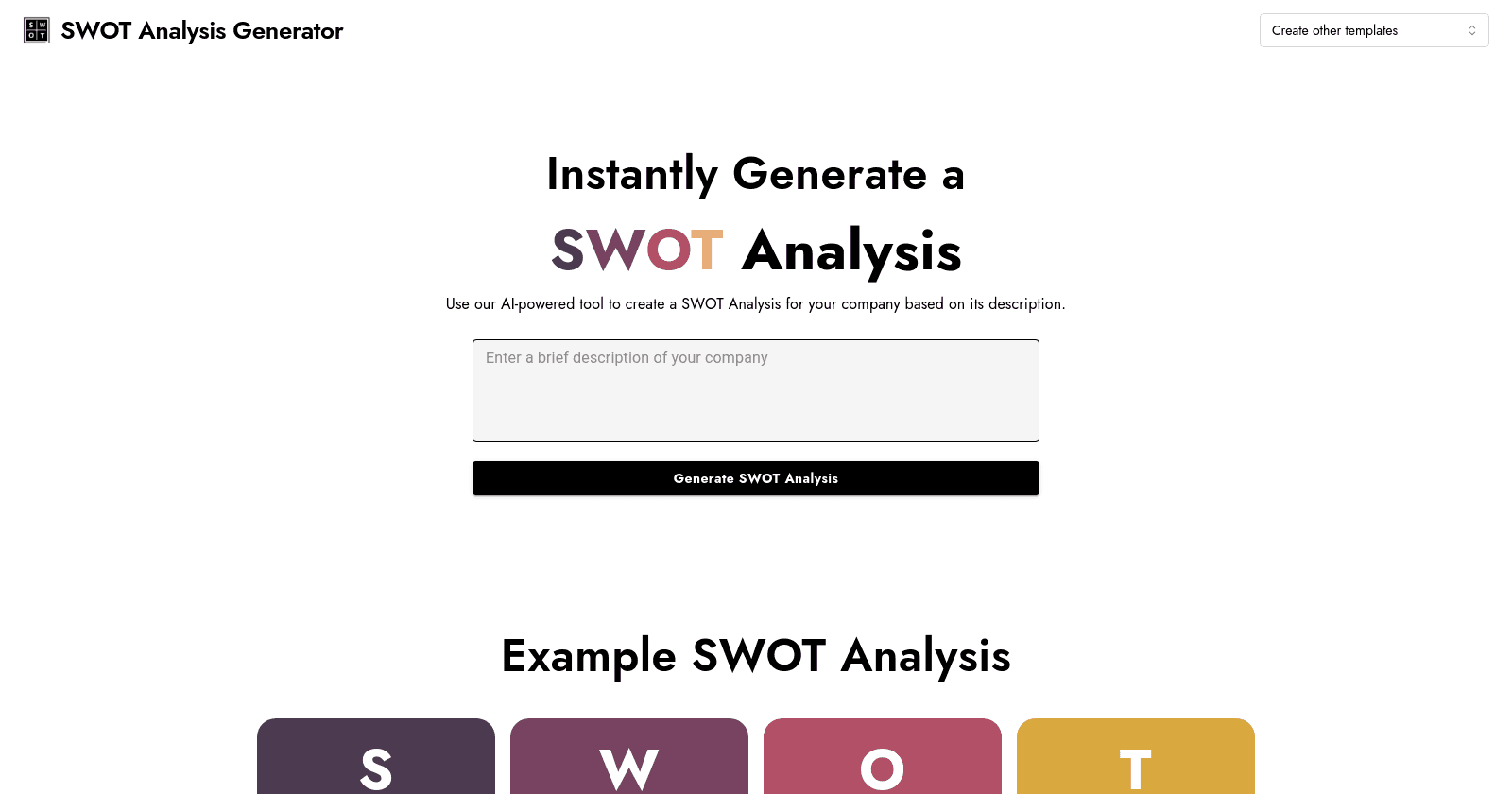 SWOT 분석